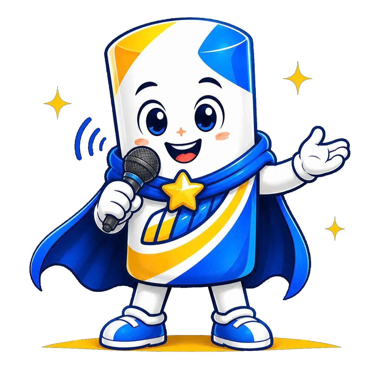 Waving Mascot